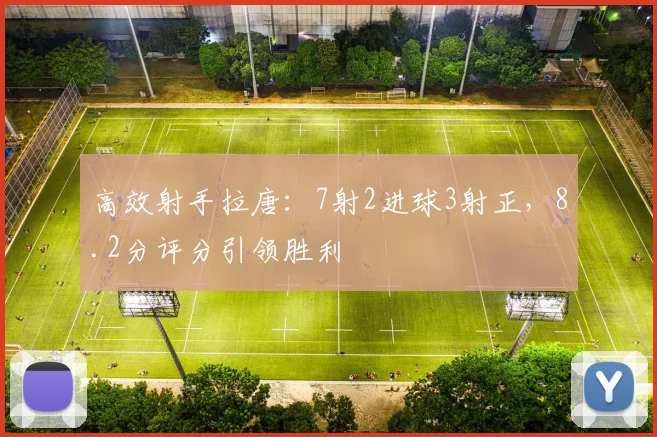高效射手拉唐:7射2进球3射正,8.2分评分引领胜利